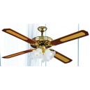 Ventilatore da soffitto 4 pale e 4 luci VECRD53L