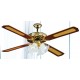 Ventilatore da soffitto 4 pale e 4 luci VECRD53L con telecomando