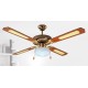 Ventilatore da soffitto 4 pale DCG VECRD42L