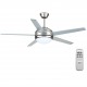 Ventilatore da soffitto 5 pale e 1 luce VECRD70TL con telecomando