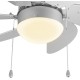 Ventilatore a soffitto 6 pale 1 luce diametro 76cm Tristar VE5810