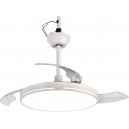 Ventilatore da soffitto con pale richiudibili Melchioni MF2503CEI con lampadario