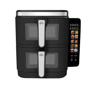 Friggitrice ad aria calda DCG FR4611D 11LT 2 cestelli con finestra di controllo