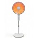 Stufa DCG SA9685T a piantana carbon crystal con telecomando