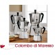 Caffettiera moka restyling Bialetti 1,2,3,4,6,9,12,18 tazze