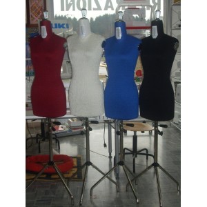Manichino donna regolabile con braccio